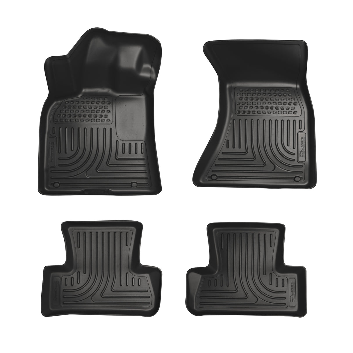 Husky Weatherbeater Front & 2nd Seat Floor Liners 98821 Husky Liners Floor Liner  AXOPROS