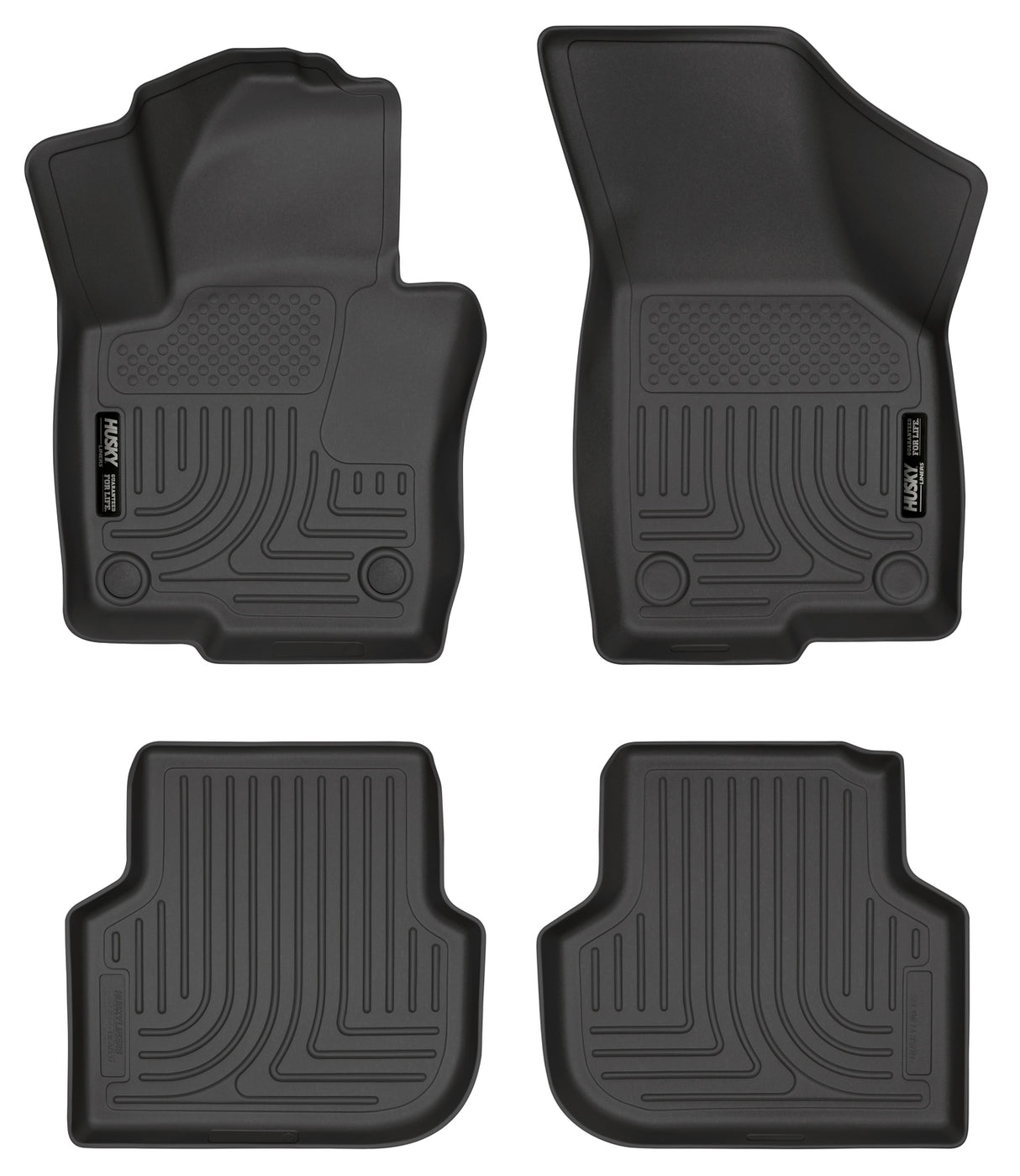 Husky Weatherbeater Front & 2nd Seat Floor Liners 98831 Husky Liners Floor Liner  AXOPROS