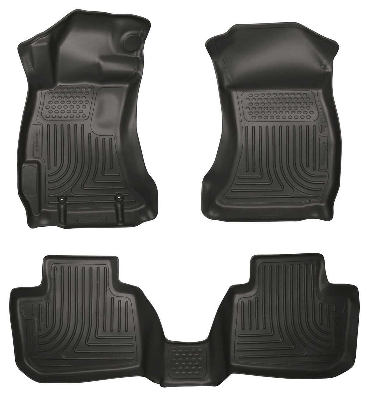 Husky Weatherbeater Front & 2nd Seat Floor Liners 98841 Husky Liners Floor Liner  AXOPROS