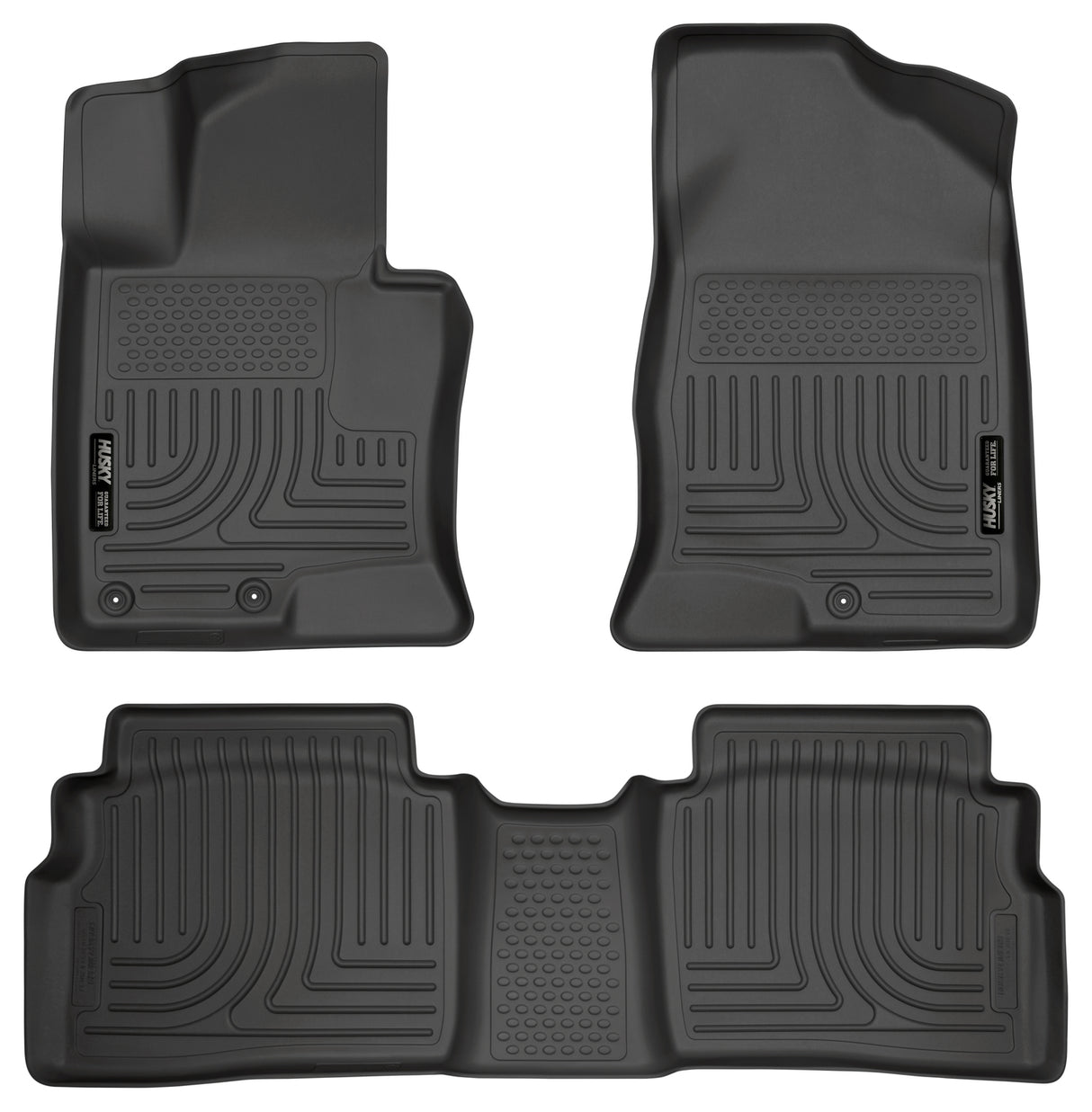 Husky Weatherbeater Front & 2nd Seat Floor Liners 98851 Husky Liners Floor Liner  AXOPROS