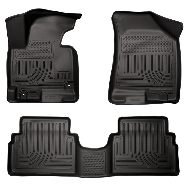 Husky Weatherbeater Front & 2nd Seat Floor Liners 98861 Husky Liners Floor Liner  AXOPROS