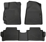 Husky Weatherbeater Front & 2nd Seat Floor Liners 98871 Husky Liners Floor Liner  AXOPROS