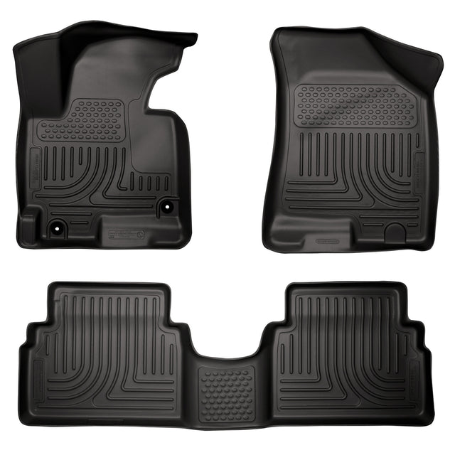 Husky Weatherbeater Front & 2nd Seat Floor Liners 98881 Husky Liners Floor Liner  AXOPROS