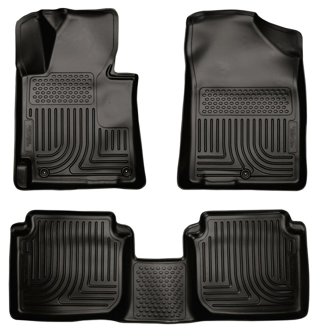 Husky Weatherbeater Front & 2nd Seat Floor Liners 98891 Husky Liners Floor Liner  AXOPROS