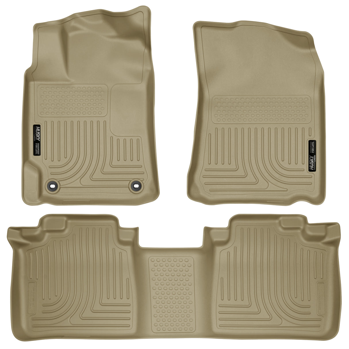 Husky Weatherbeater Front & 2nd Seat Floor Liners 98903 Husky Liners Floor Liner  AXOPROS