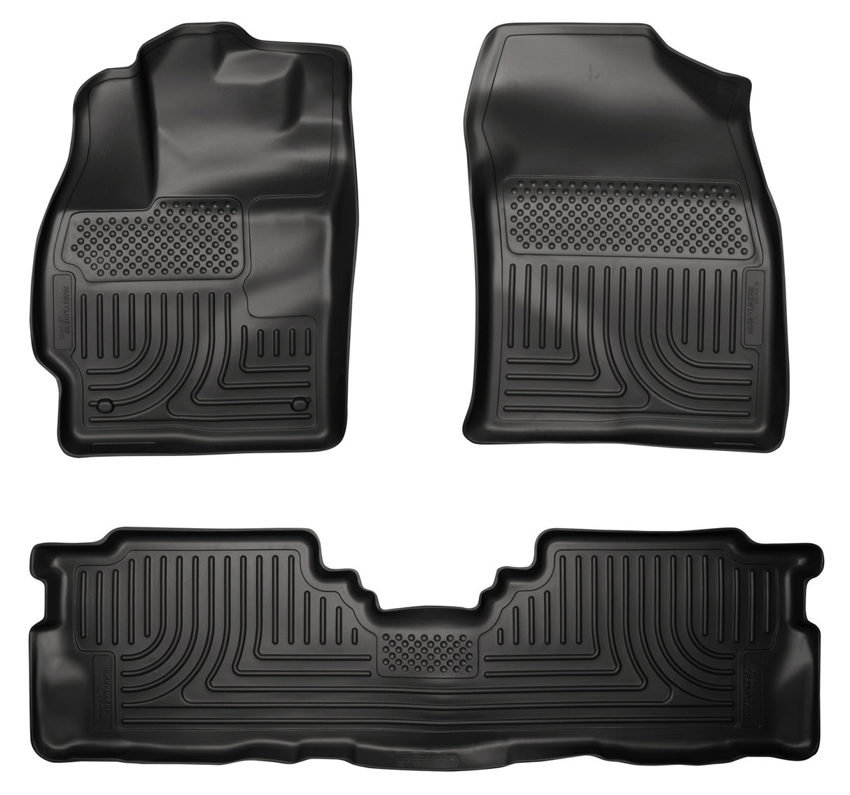 Husky Weatherbeater Front & 2nd Seat Floor Liners 98911 Husky Liners Floor Liner  AXOPROS