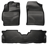 Husky Weatherbeater Front & 2nd Seat Floor Liners 98911 Husky Liners Floor Liner  AXOPROS