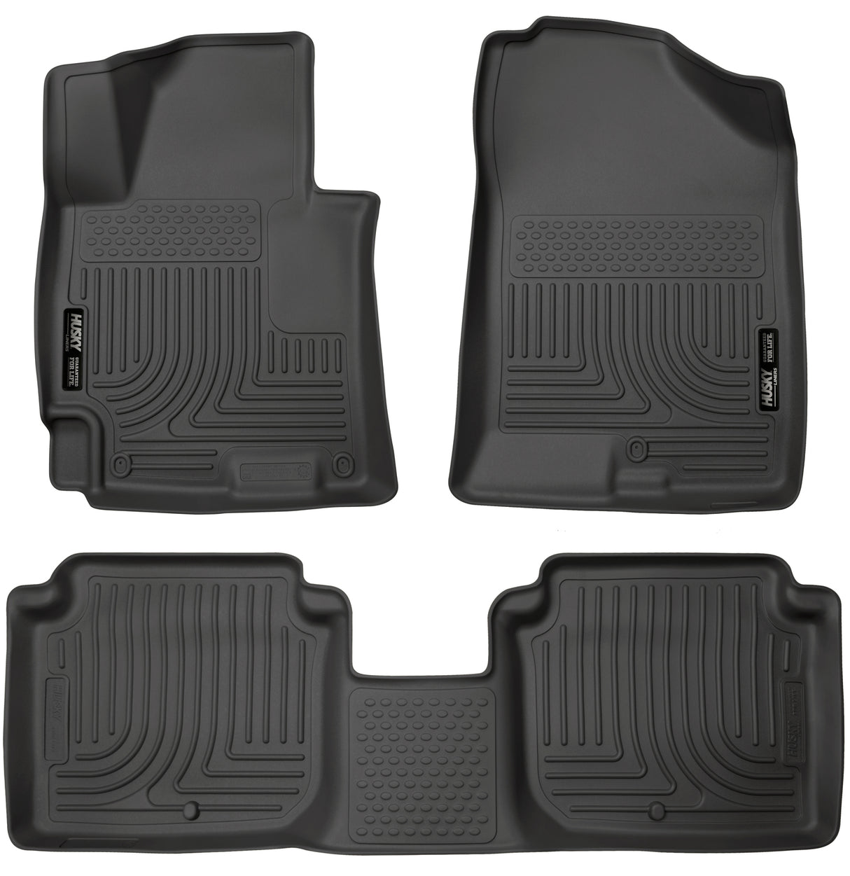 Husky Weatherbeater Front & 2nd Seat Floor Liners 98941 Husky Liners Floor Liner  AXOPROS