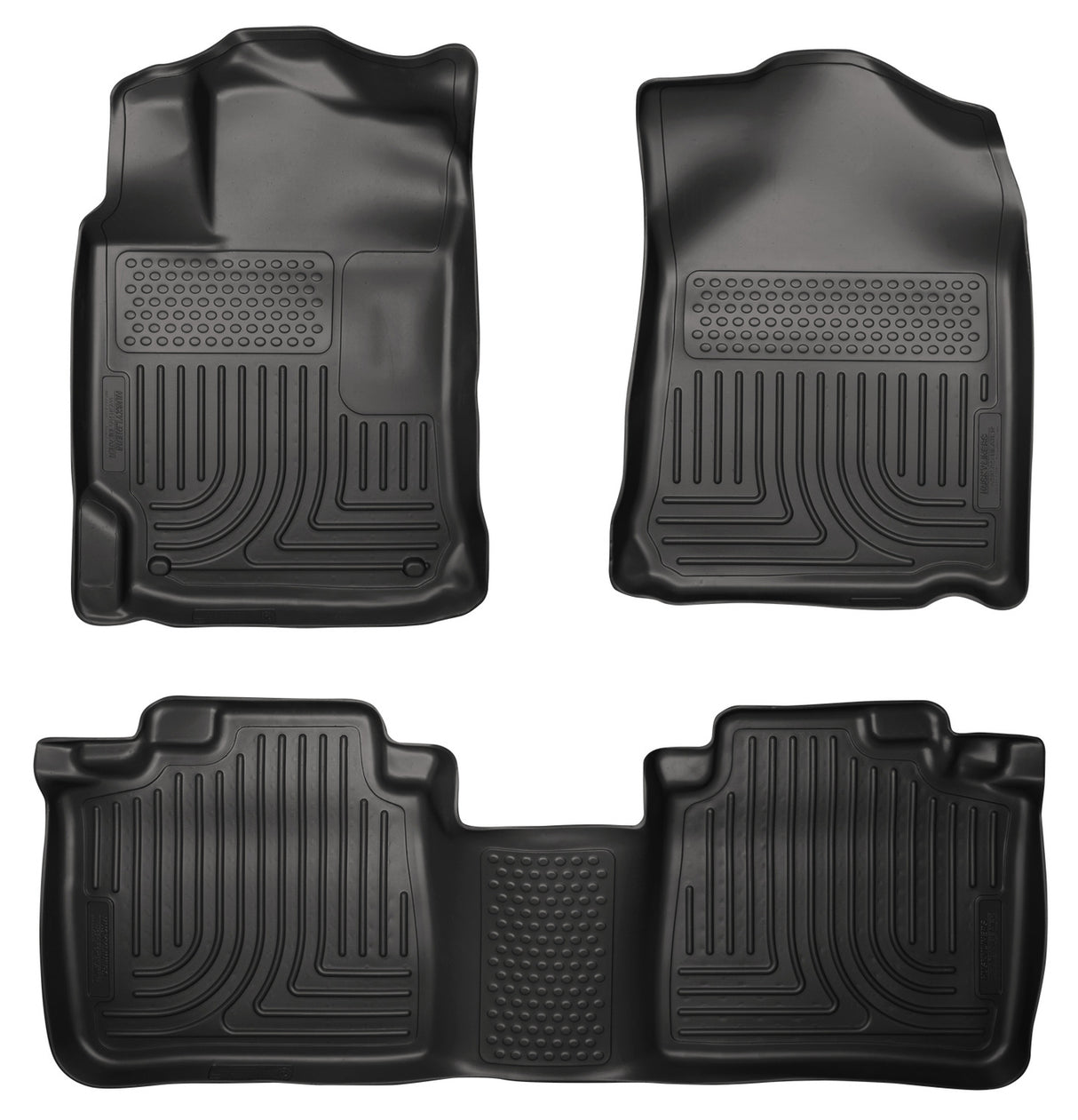 Husky Weatherbeater Front & 2nd Seat Floor Liners 98961 Husky Liners Floor Liner  AXOPROS