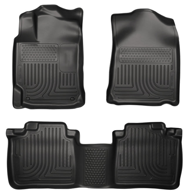 Husky Weatherbeater Front & 2nd Seat Floor Liners 98961 Husky Liners Floor Liner  AXOPROS