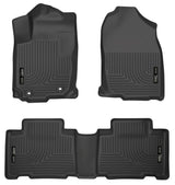 Husky Weatherbeater Front & 2nd Seat Floor Liners 98971 Husky Liners Floor Liner  AXOPROS