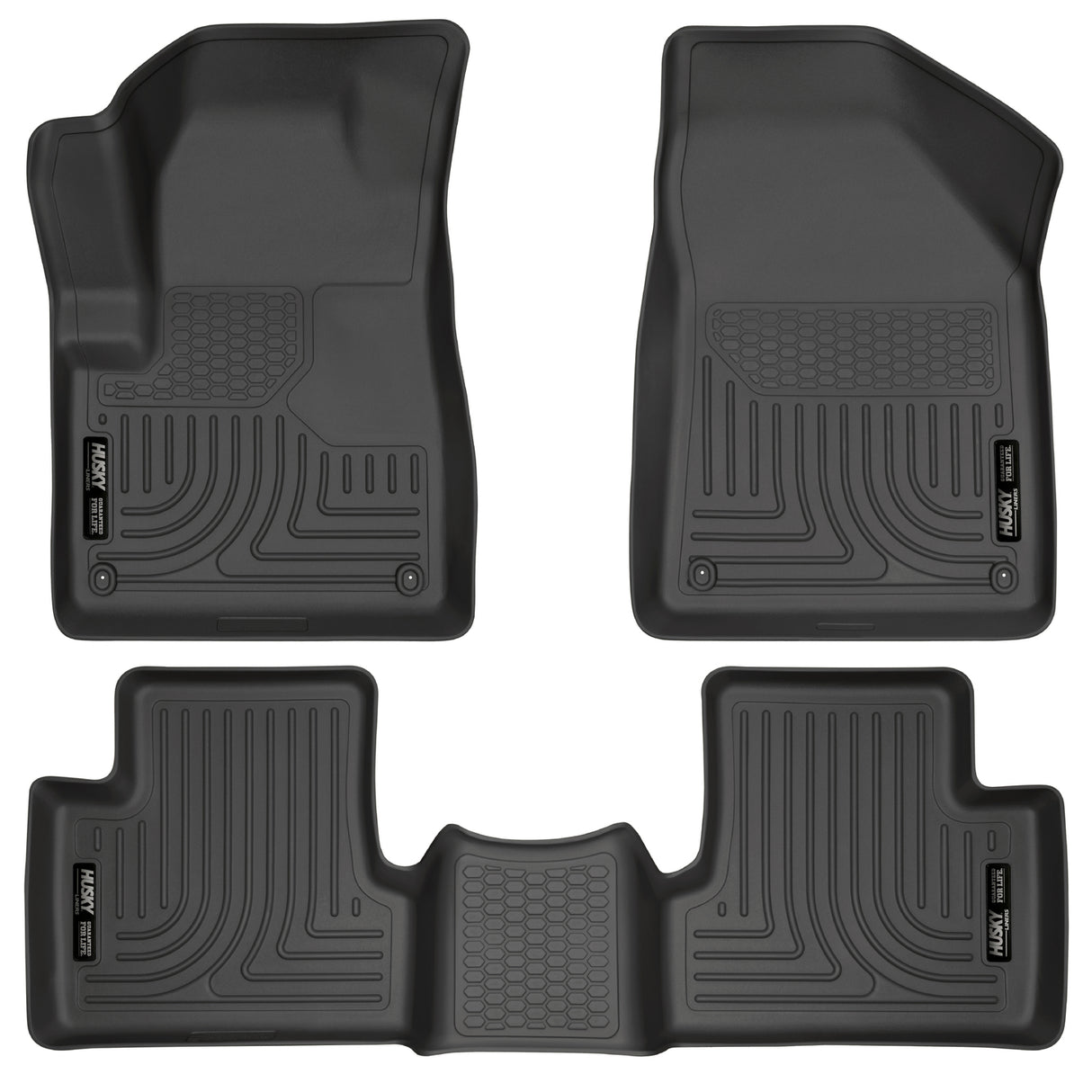 Husky Weatherbeater Front & 2nd Seat Floor Liners 99031 Husky Liners Floor Liner  AXOPROS