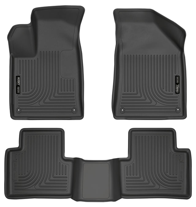 Husky Weatherbeater Front & 2nd Seat Floor Liners 99071 Husky Liners Floor Liner  AXOPROS