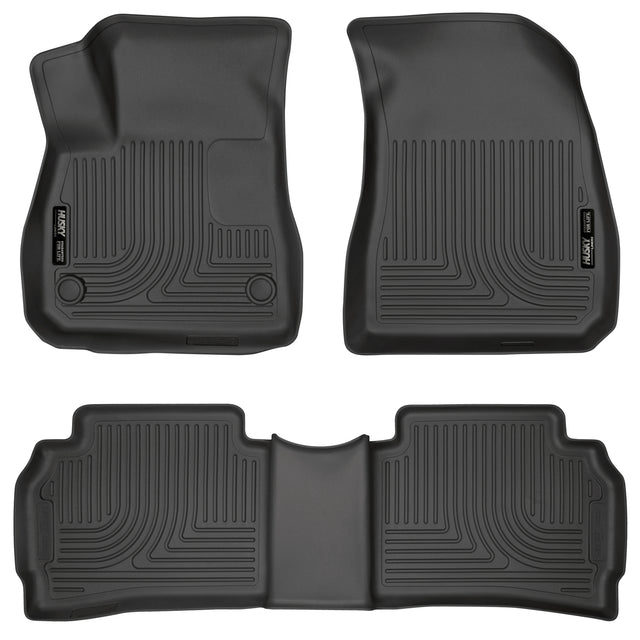 Husky Weatherbeater Front & 2nd Seat Floor Liners 99191 Husky Liners Floor Liner  AXOPROS