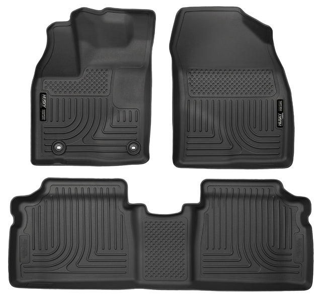 Husky Weatherbeater Front & 2nd Seat Floor Liners 98931 Husky Liners Floor Liner  AXOPROS