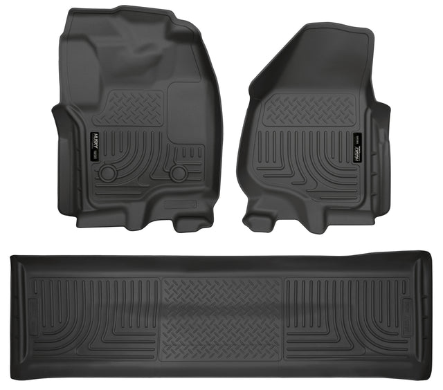 Husky Weatherbeater Front & 2nd Seat Floor Liners (Footwell Coverage) 99711 Husky Liners Floor Liner  AXOPROS