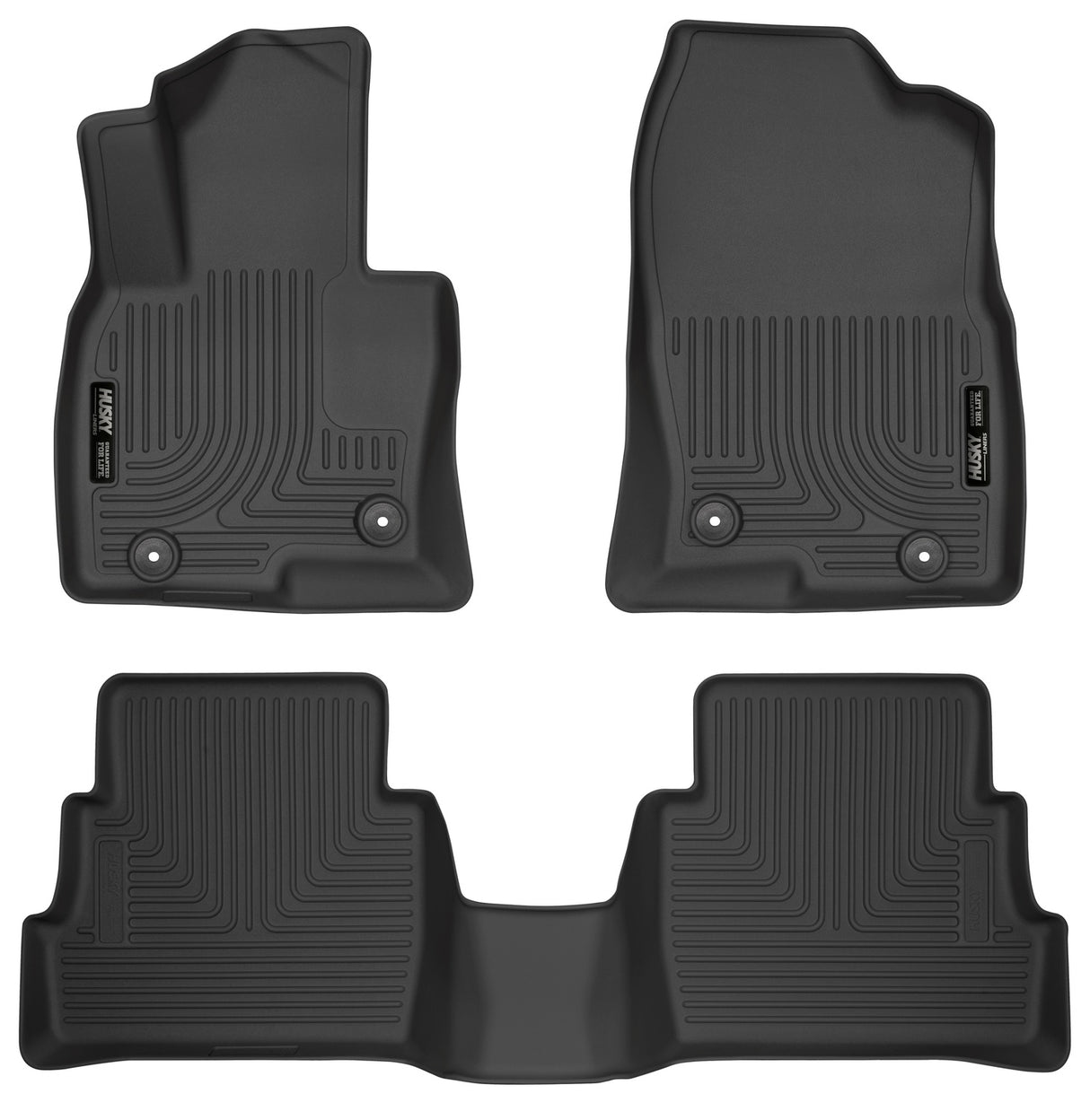 Husky Weatherbeater Front & 2nd Seat Floor Liners 99791 Husky Liners Floor Liner  AXOPROS