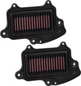 K&N 16-17 Suzuki Boulevard M90 1462CC Replacement Drop In Air Filter (Set of 2) K&N Engineering Air Filters - Direct Fit  AXOPROS