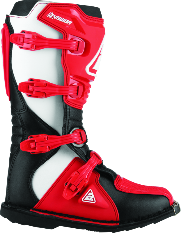 Answer AR1 Boot Black/Red - 7 Answer Motorcycle Boots  AXOPROS