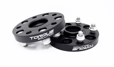Torque Solution Forged Aluminum Wheel Spacer Subaru 56mm Hub 5x100 - 25mm Torque Solution Wheel Spacers & Adapters  AXOPROS