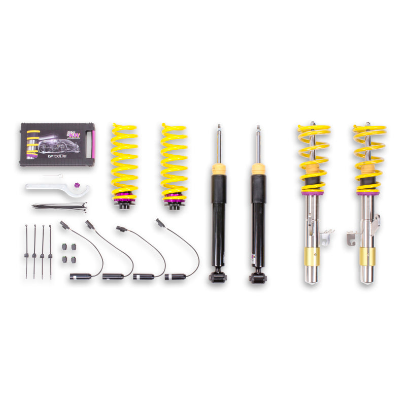 KW Coilover Kit V2 BMW 3 Series F30 6-Cyl w/ EDC Bundle KW Coilovers  AXOPROS