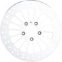 Bikers Choice Low and Slow 11.8 Inch Rear Brake Rotor Polished Bikers Choice Brake Rotors - Drilled  AXOPROS
