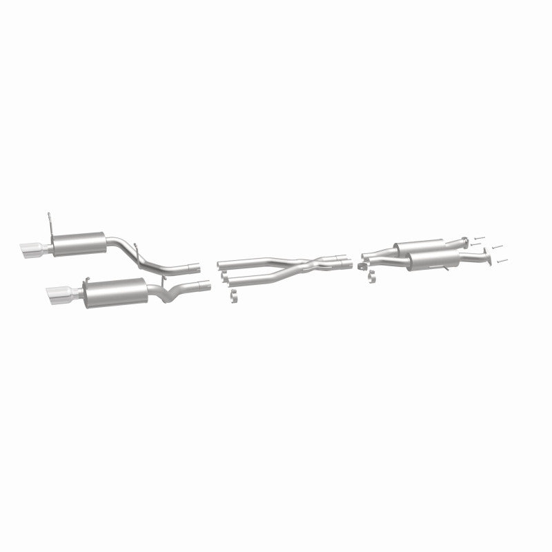 MagnaFlow 11-12 Dodge Durango V8 5.7L Dual Split Rear Exit Stainless Cat Back Performance Exhaust Magnaflow Catback  AXOPROS