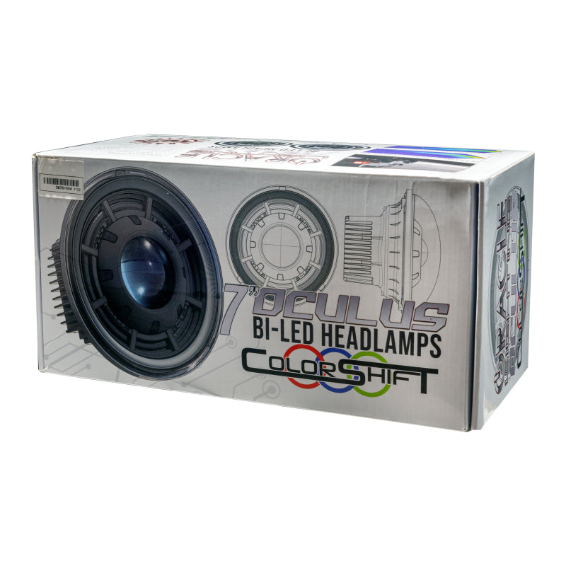 Oracle Oculus 7in ColorSHIFT Bi-LED Projector Headlights for Jeep Wrangler JK SEE WARRANTY ORACLE Lighting Headlights  AXOPROS