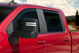 EGR 2019 Chevy 1500 Crew Cab In-Channel Window Visors - Dark Smoke EGR Wind Deflectors  AXOPROS