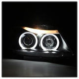 Spyder BMW E90 3-Series 06-08 Projector LED Halo Amber Reflctr Rplc Bulb Blk PRO-YD-BMWE9005-AM-BK SPYDER Headlights  AXOPROS