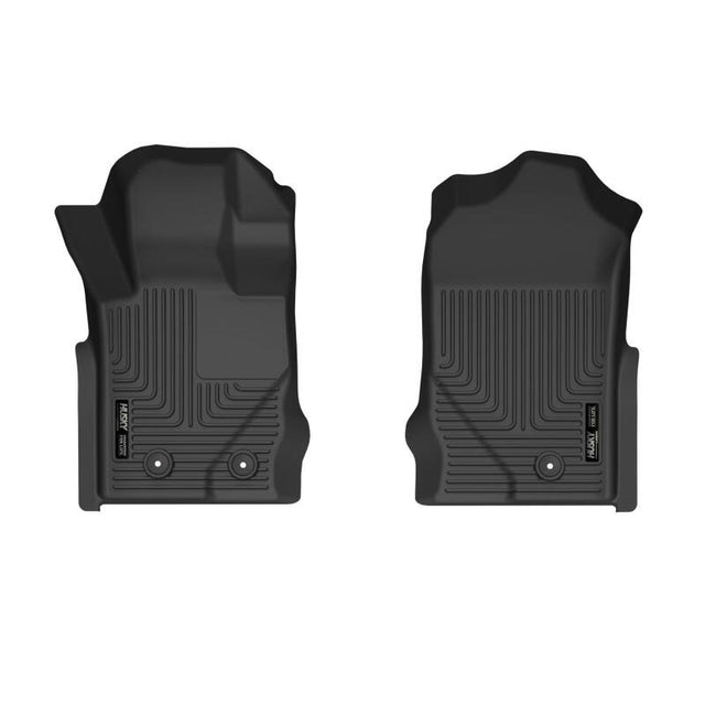 Husky Liners 21-22 Ford Bronco 2/4 Door X-Act Front Floor Liners - Black Husky Liners Floor Mats - Rubber  AXOPROS
