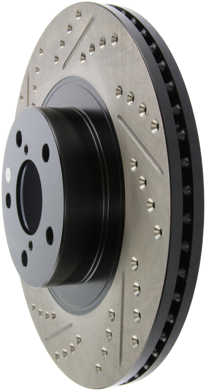 StopTech Slotted & Drilled Sport Brake Rotor Stoptech Brake Rotors - Slot & Drilled  AXOPROS
