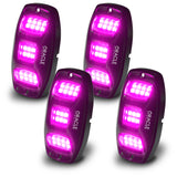 Oracle Underbody  RGB+W Wheel Well Rock Light Kit - 4 PCS - ColorSHIFT ORACLE Lighting Light Bars & Cubes  AXOPROS