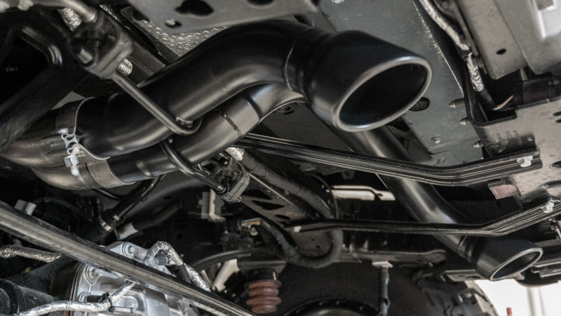 Borla 22-24 Ford Bronco Raptor V6 Turbo AT 2WD / 4WD ATAK Catback Exhaust w/ 4in Black Coated Tips Borla Catback  AXOPROS