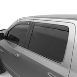 EGR 09+ Dodge Ram Pickup Crew Cab In-Channel Window Visors - Set of 4 (572751) EGR Wind Deflectors  AXOPROS