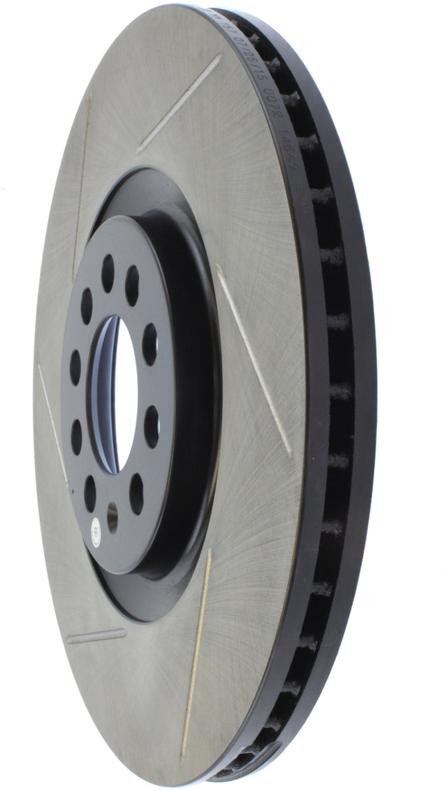StopTech Power Slot 3/99-06 Audi TT/00-06 TT Quattro / 03-05 VW Golf GTi Right Front Slotted Rotor Stoptech Brake Rotors - Slotted  AXOPROS