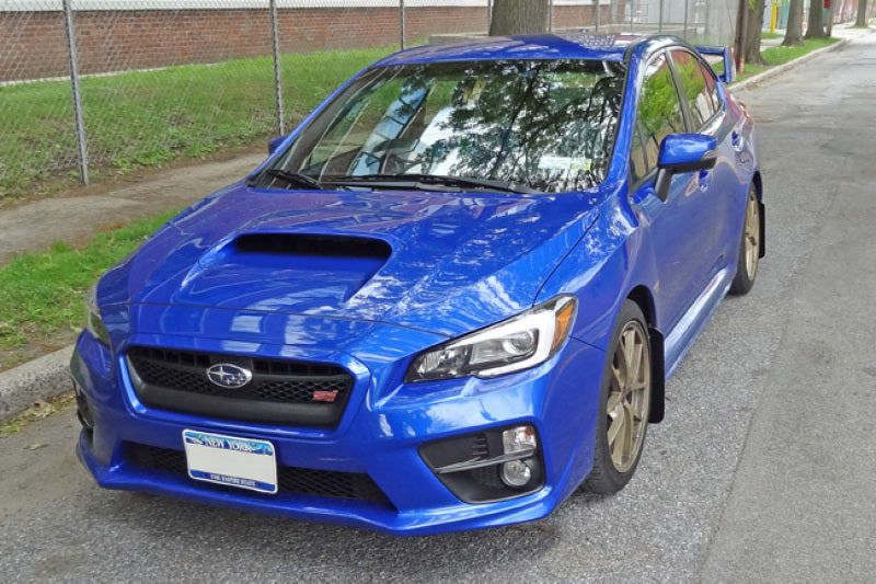 Rally Armor 15-21 Subaru WRX/STI Red UR Mud Flap w/White Logo Rally Armor Mud Flaps  AXOPROS