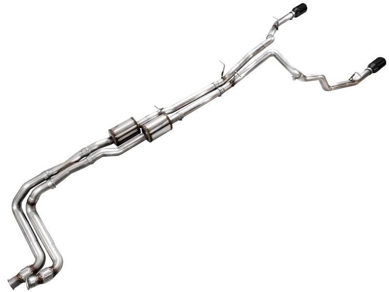 AWE 25+ RAM 1500 3.0TT 0FG Catback Touring Exhaust - Diamond Black Tips AWE Tuning Catback  AXOPROS
