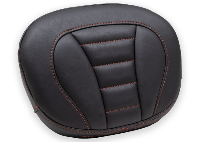 Mustang Motorcycle Mustang 08-21 Harley Rd King, 08-23 Street Glide Trike Sissy Bar Pad Deluxe(12 inch x 9 inch)- Black Sissy Bar Pads aftermarket performance part