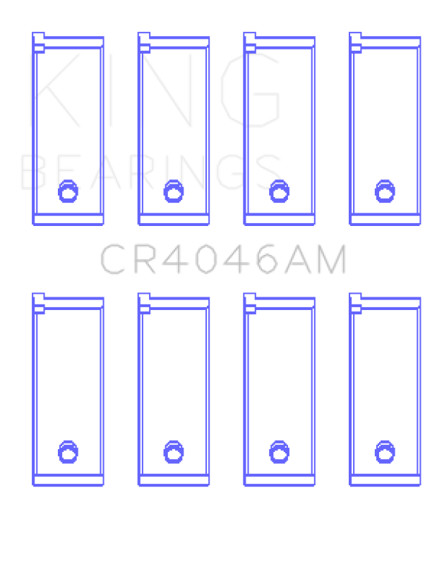 King Acura D16A1 Rod Bearing Set - Size STD King Engine Bearings Bearings  AXOPROS