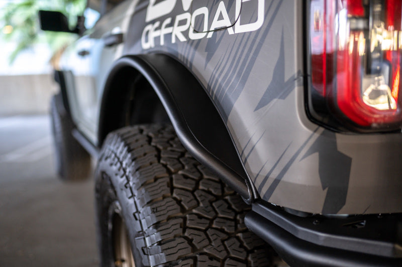 DV8 Offroad 21-23 Ford Bronco Tube Fender Flares DV8 Offroad Fenders  AXOPROS