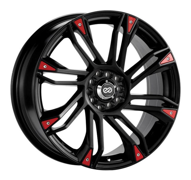 Enkei GW8 17x7 5x100/114.3 42mm Offset 72.6 Bore Matte Black Wheel Enkei Wheels - Cast  AXOPROS