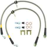 StopTech 08-09 WRX Stainless Steel Rear Brake Lines Stoptech Brake Line Kits  AXOPROS