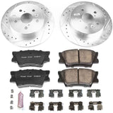 Power Stop 18-19 Toyota Camry Rear Z23 Evolution Sport Brake Kit PowerStop Brake Kits - Performance D&S  AXOPROS