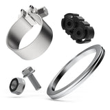 MagnaFlow 07-17 Jeep Wrangler JK 3.8/3.6L Dual Split Rear Exit Black Axle-Back Exhaust Magnaflow Axle Back  AXOPROS