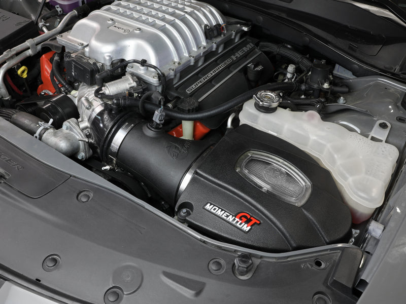 aFe Momentum GT Pro DRY S Air Intake System, 17-20 Dodge Challenger / Charger SRT Hellcat aFe Cold Air Intakes  AXOPROS