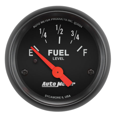 Autometer Z Series 52mm 240 Empty / 33 Full Fuel Level Gauge AutoMeter Gauges  AXOPROS