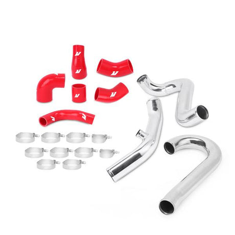 Mishimoto Mishimoto 2013+ Ford Focus ST Hot Side Intercooler Pipe Kit - Wrinkle Black Intercooler Pipe Kits aftermarket performance part