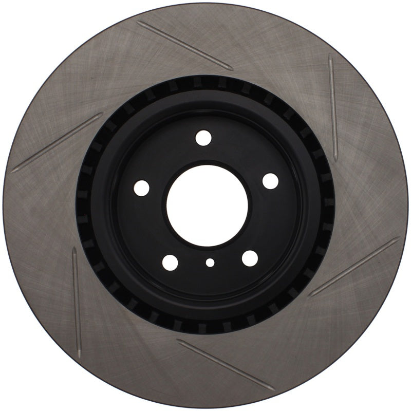 StopTech Power Slot 03-07 350z/ 03-04 G35 w/ Brembo SportStop Slotted Front Right Rotor Stoptech Brake Rotors - Slotted  AXOPROS