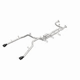 MagnaFlow 2025 Ram 1500 RHO SPEQ Series Black Chrome Cat-Back Performance Exhaust System Magnaflow Catback  AXOPROS